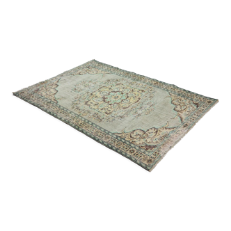 Tapis vintage anatolien fait main 246 cm x 173 cm