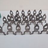 12 knife holders in their SFAM silver metal box