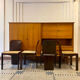Set of 4 Pier Luigi chairs for Pozzi Milano 1970