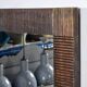 Oak brutalist mirror, 1970s