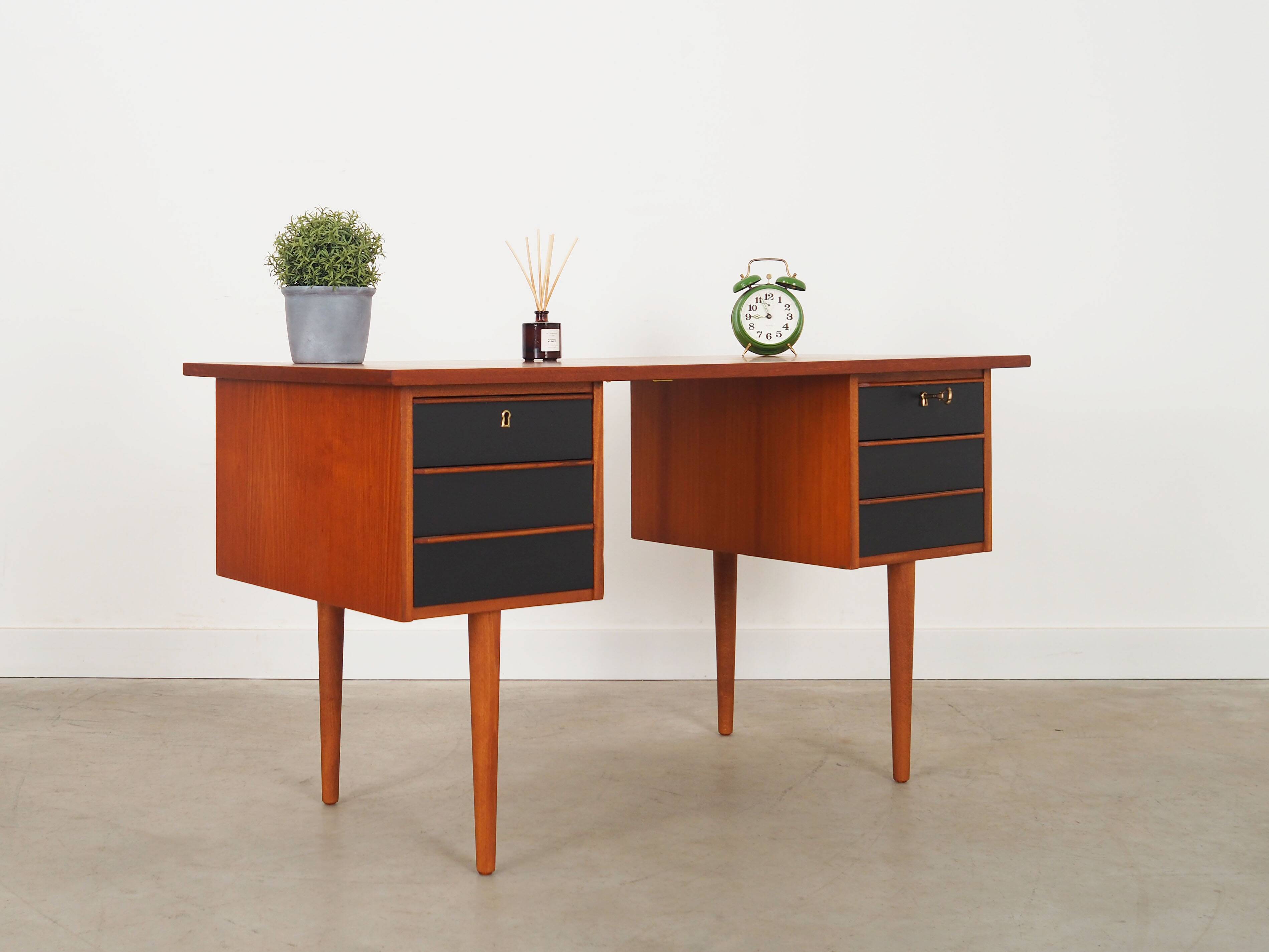 Teak desk, Danish design, 1960s, production: Denmark
