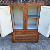 Old butcher's fridge, vintage trade furniture, refrigerator