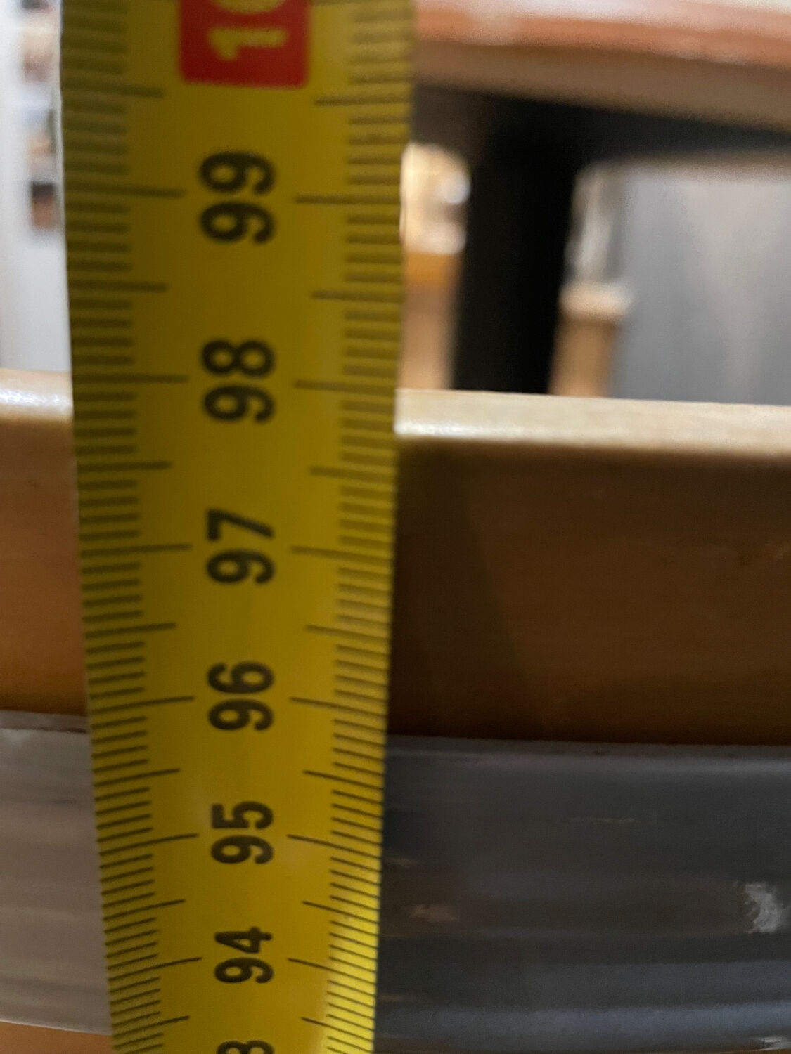 Set of high Ikea bistro table and its 2 stools