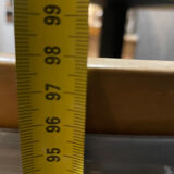 Set of high Ikea bistro table and its 2 stools