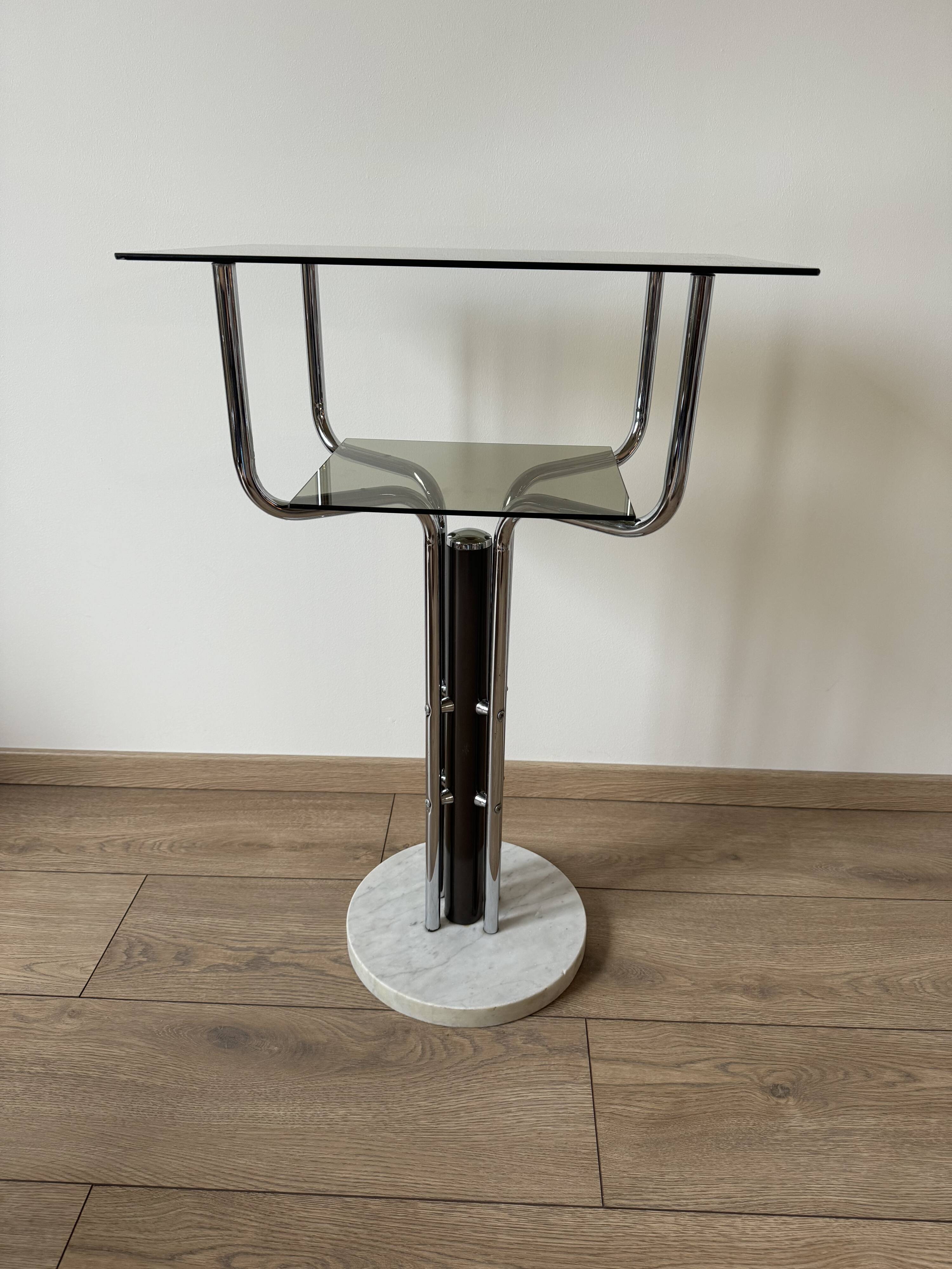 70s pedestal table
