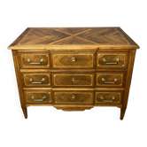 Louis XVI commode with central projection