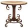 Bistro dining table in bentwood and cane from Alvar Aalto by Thonet