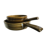 Toreboda Sweden 2 stoneware plates with handles