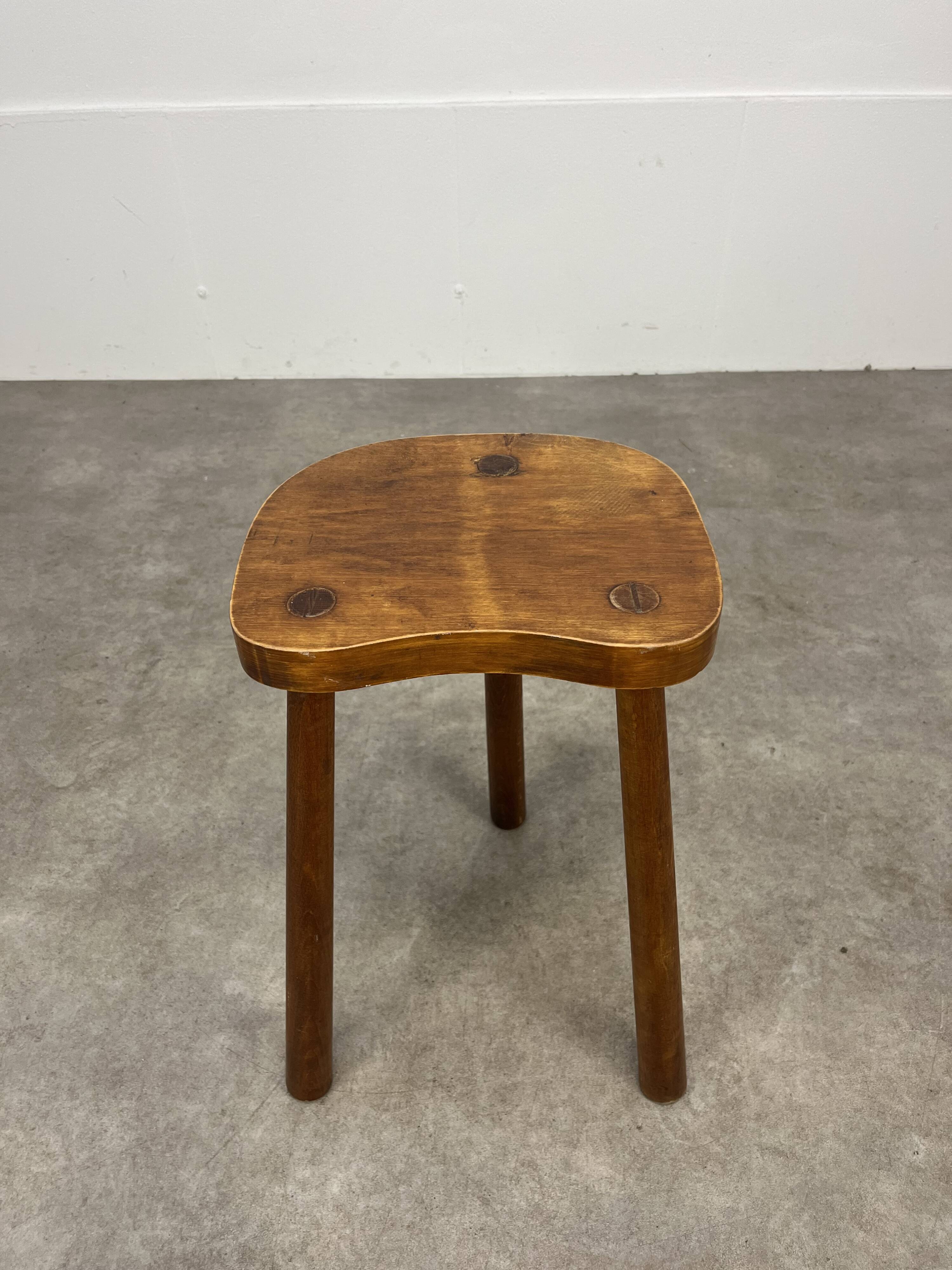 Brutalist Tripod Stool, Firm
