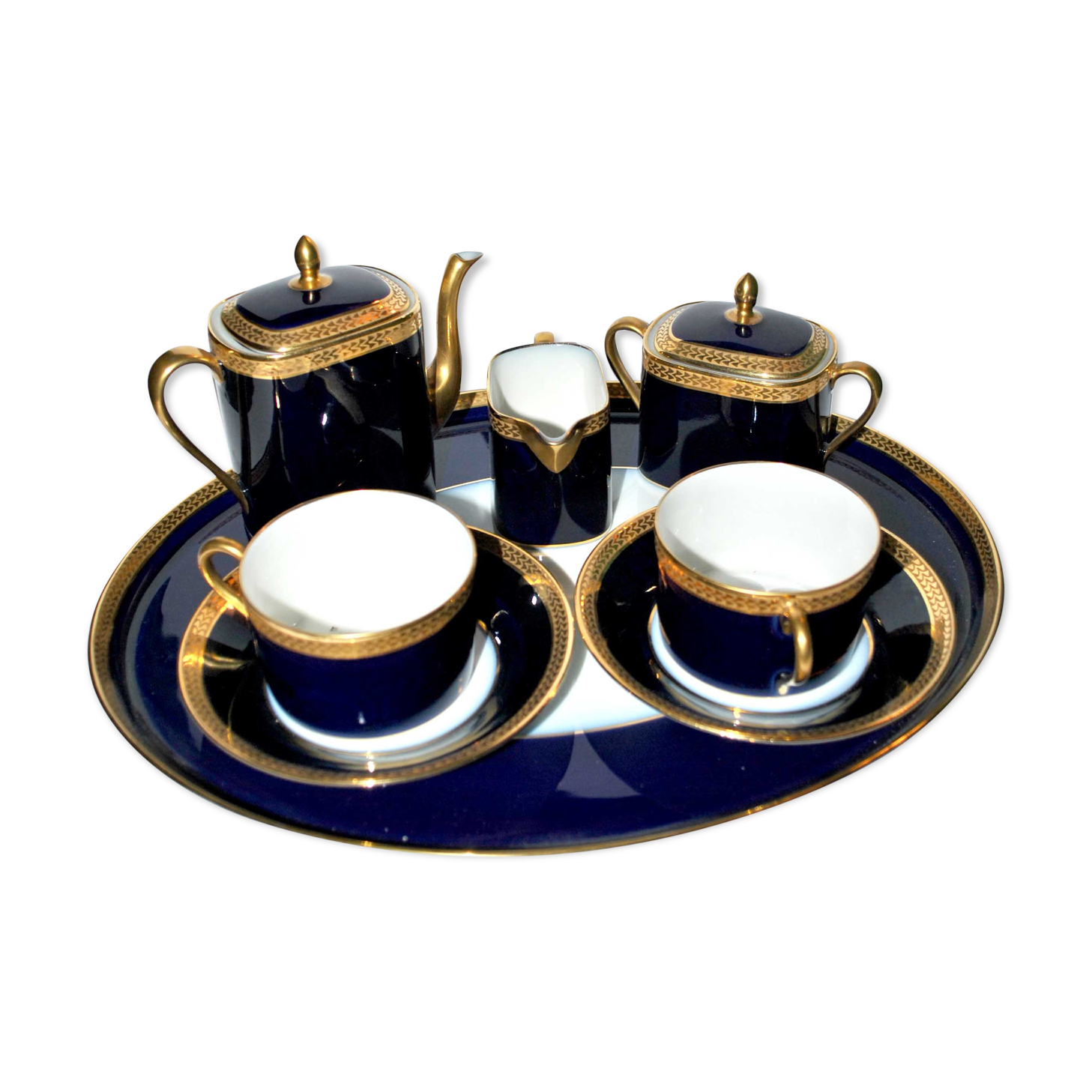 Service à café en porcelaine de limoges