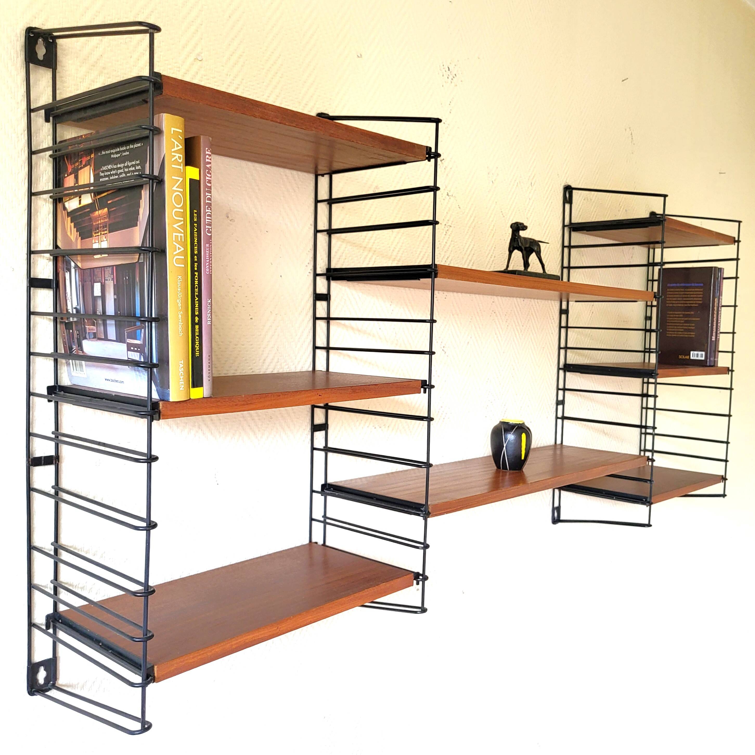 Tomado Teck Triple Etagère Vintage 60'70'