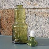 Empoli glass nautical carafe from the 1960s