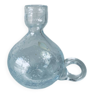 bougeoir en cristal soufflé