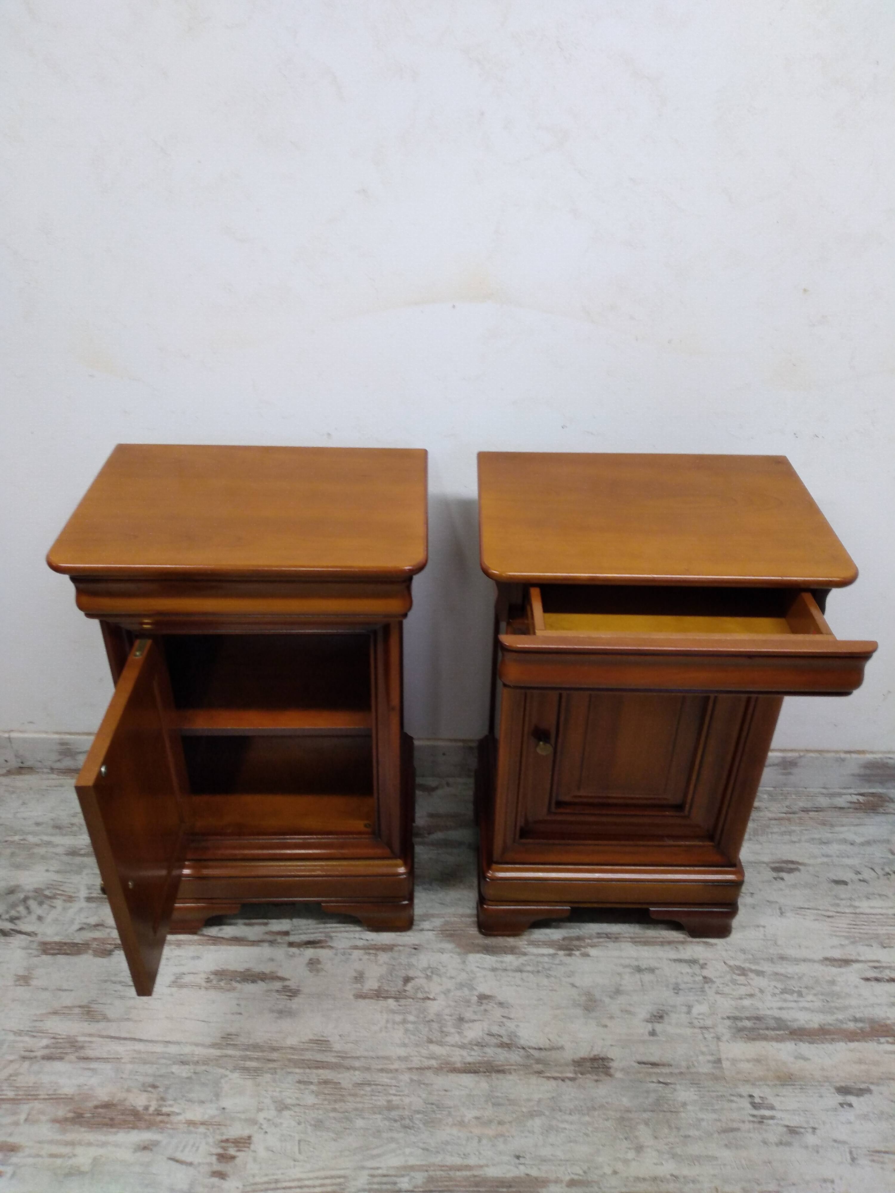 Cherry bedside tables