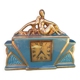 Elegant Art Deco clock and the pheasant