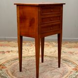 Chiffonnière table of louis xvi period around 1780