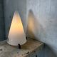 Vintage glass table lamp teepee by sce, 1990s