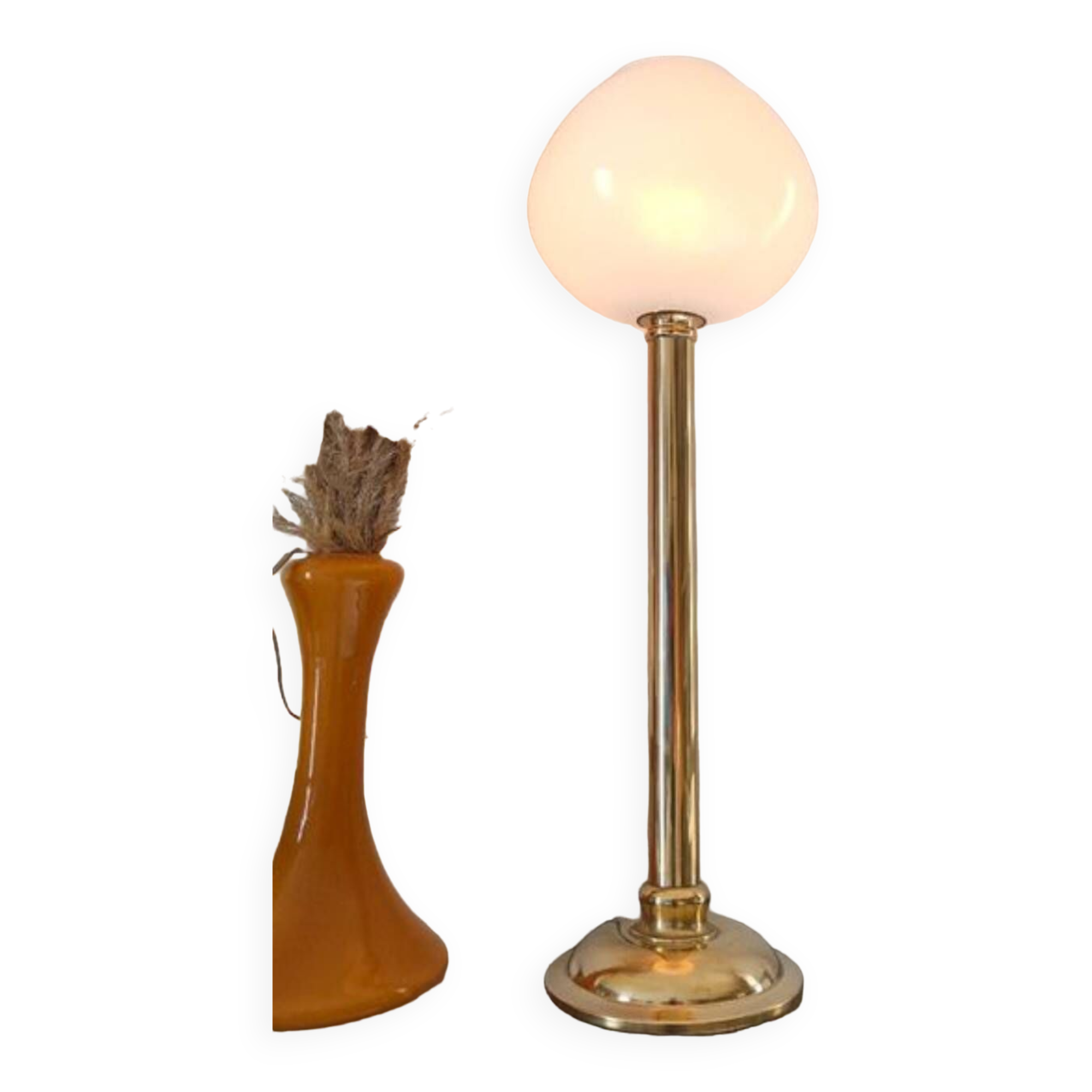 Vintage brass lamp 1960