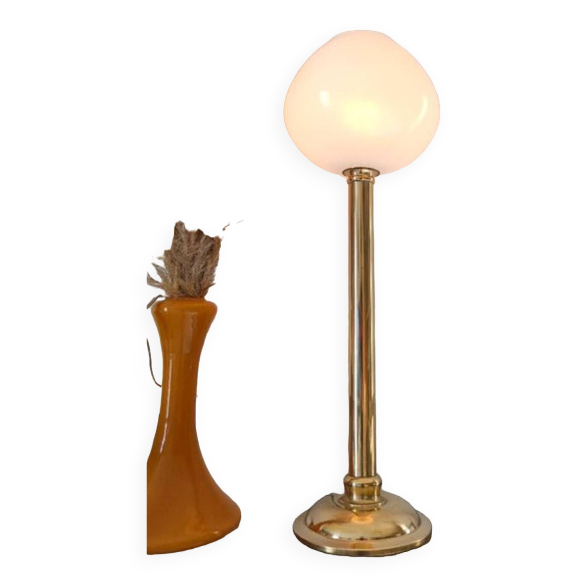 Vintage brass lamp 1960