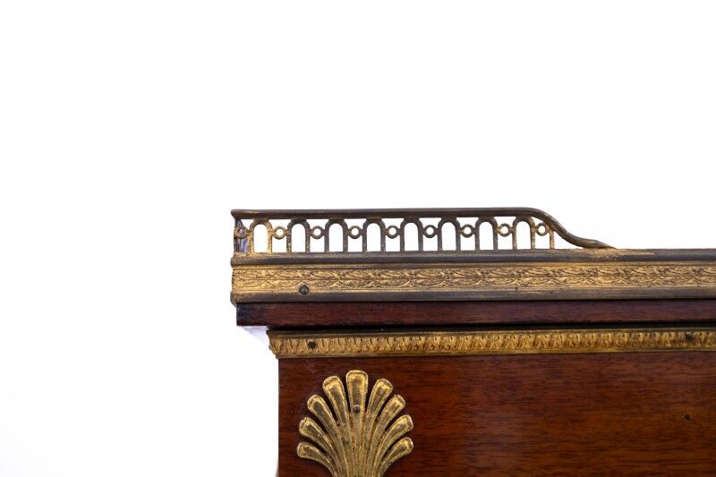 Unique Empire library display cabinet, France, circa 1820.