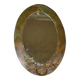 French Art Nouveau Vanity Mirror in Metal, circa 1900