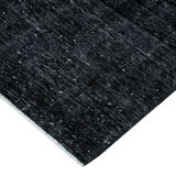 Handwoven persian overdyed 271 cm x 382 cm black wool carpet