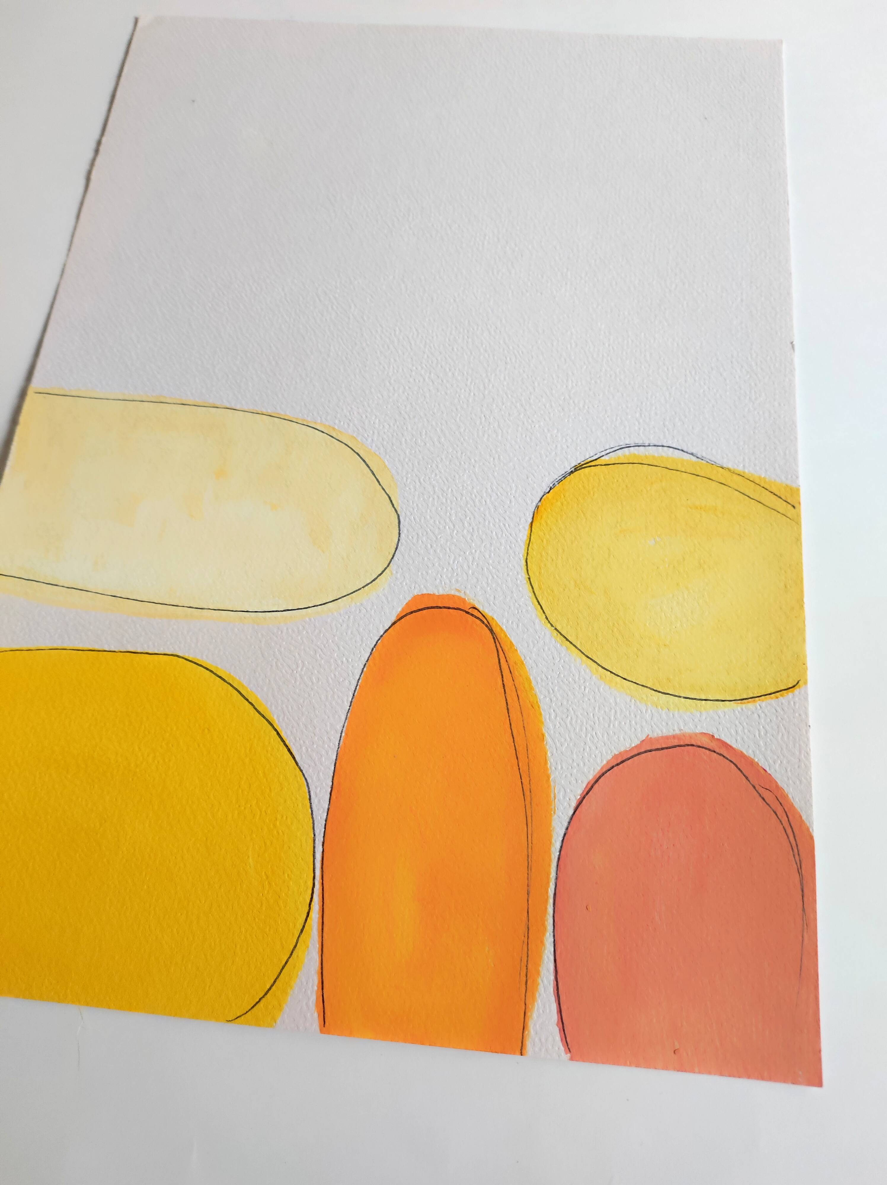 Original minimalist abstract painting