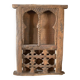 Window of an ancient Kasbah in carved solid wood – Berber craftsmanship