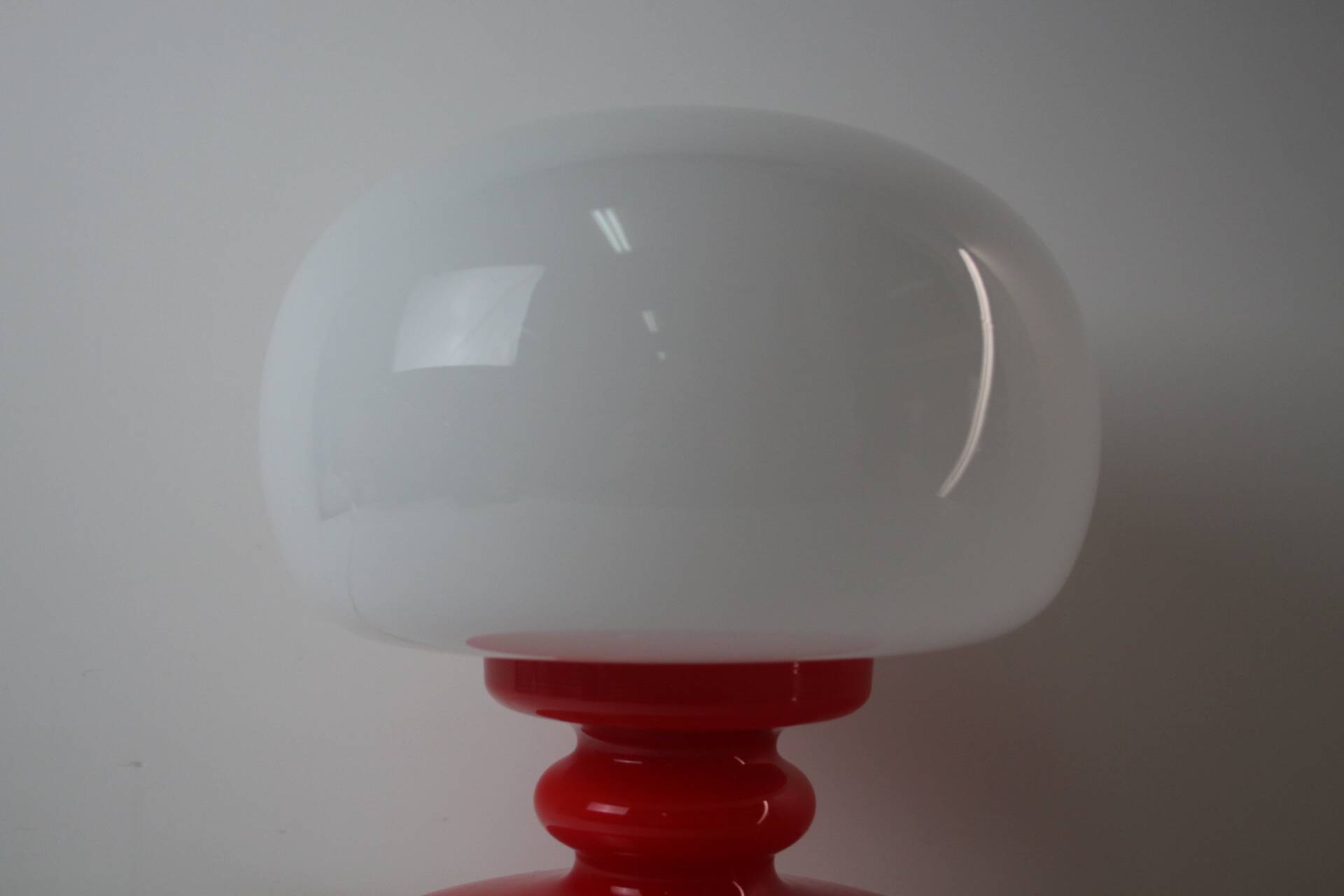 Vintage All Glass Lamp, Štěpán Tabery, Lighting Glass n.p, 1970's.