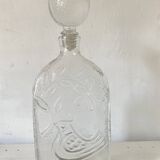 Vintage Empoli glass decanter