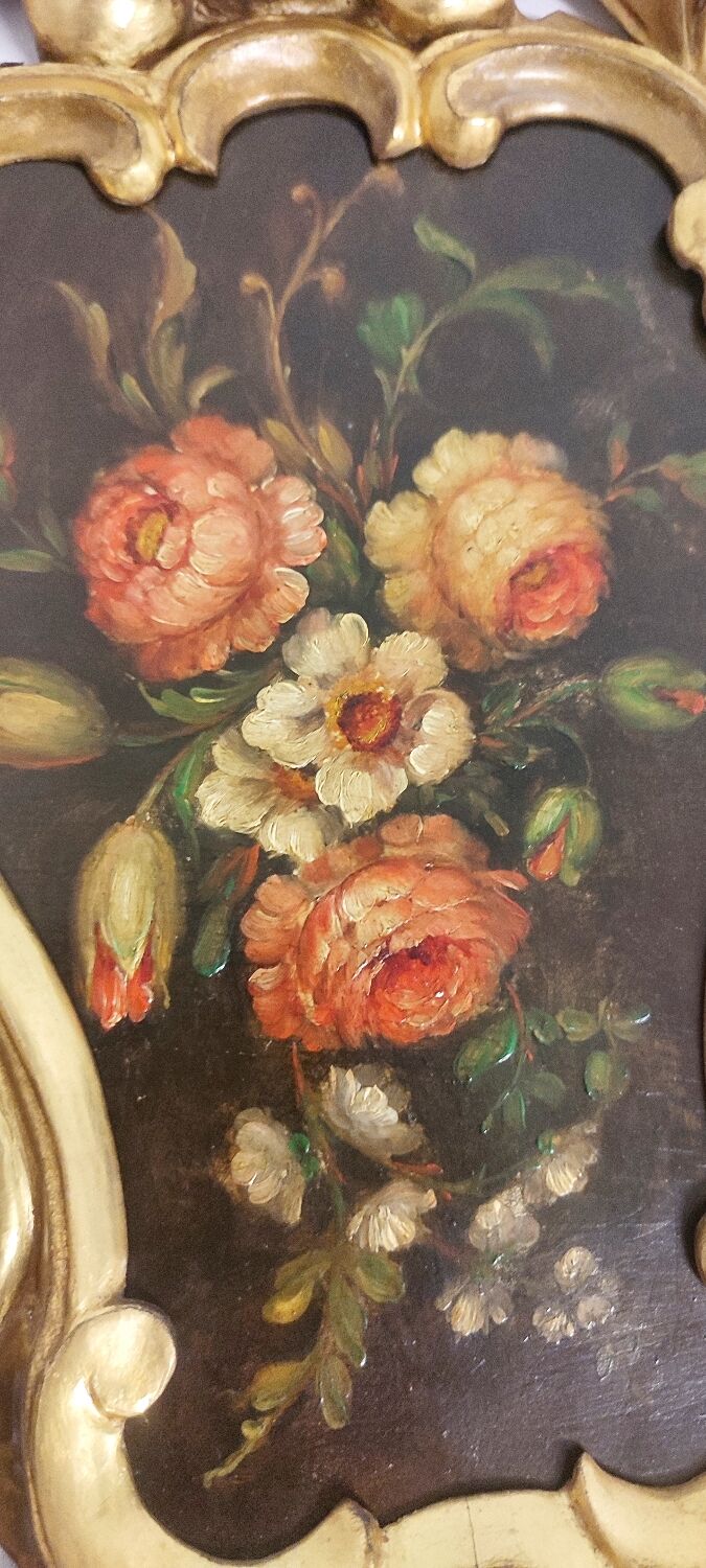 Oil paintings on panel. France, 1930s.