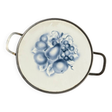 Art Nouveau cake tray/plate. Iron handles/rings