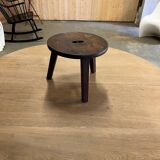 Wabi sabi oak stool