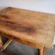 Old country desk feet turned