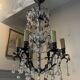 Lustre with coloured pendants
