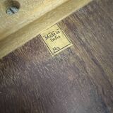 Tripod pedestal table/ side table in inlaid and carved teak