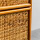 Commode en bois rotin 1970 vintage