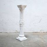 Old plaster column
