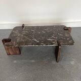 Table Basse en Forme de Larme en Marbre, 1980s