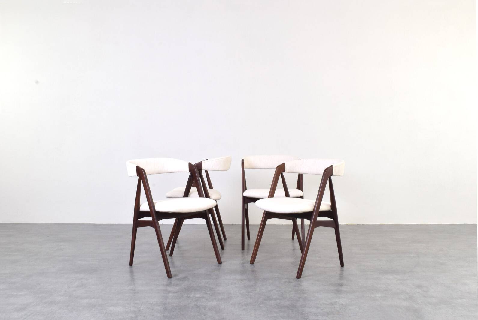 Mid-Century Danish Teak Dining Chairs by Th. Harlev for Farstrup, 1960s