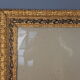 Old frame circa 1900, wood - gilded stucco with leaf - black laqué 53x45 cm leaf 42.5x35 cm SB