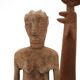 Set of three wooden tribal art statuettes, 1980s