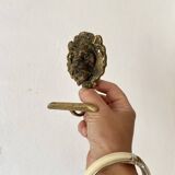 Brass lion head hooks