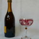 6 champagne glasses in lattal de bohème