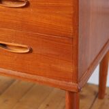 Vintage Scandinavian teak chest of drawers, Denmark, 1960