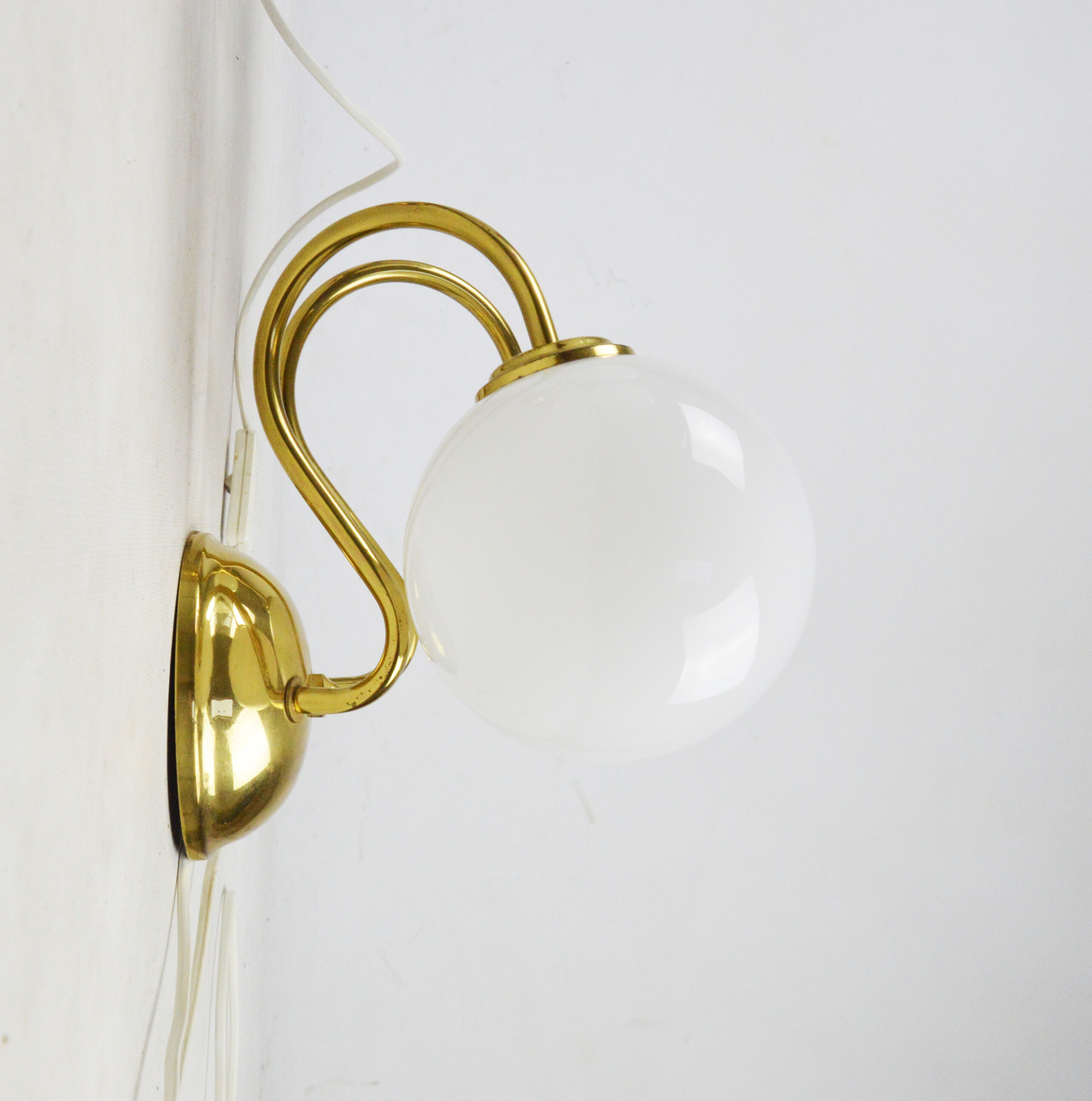 A pair of wall lamps, Poland, 1980s