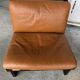 Pair Of Scandinavian Armchairs By Carl Straub Leather Circa1960