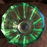 Glass-sided vase signed Daum Nancy 1950