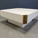 Vintage coffee table attributed to Willy Rizzo, 1970s