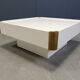 Table basse vintage attribuée à Willy Rizzo, années 1970